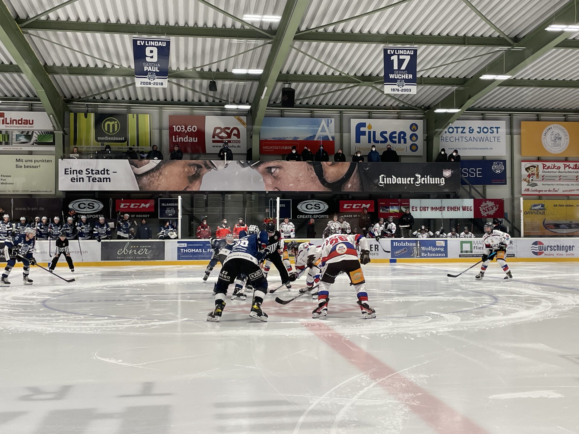 Eishockey, Oberliga Islanders empfangen EV Füssen RADIO SCHWABEN
