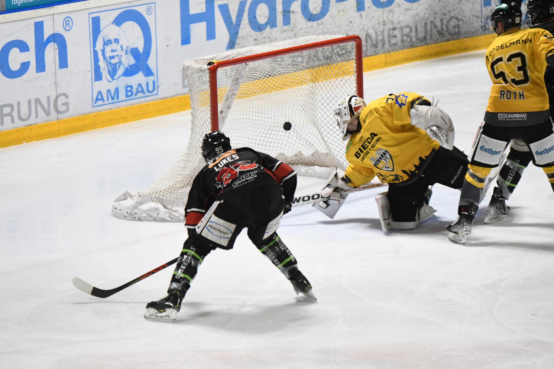 Eishockey, Bayernliga: Knappe Niederlage gegen Amberg | RADIO SCHWABEN